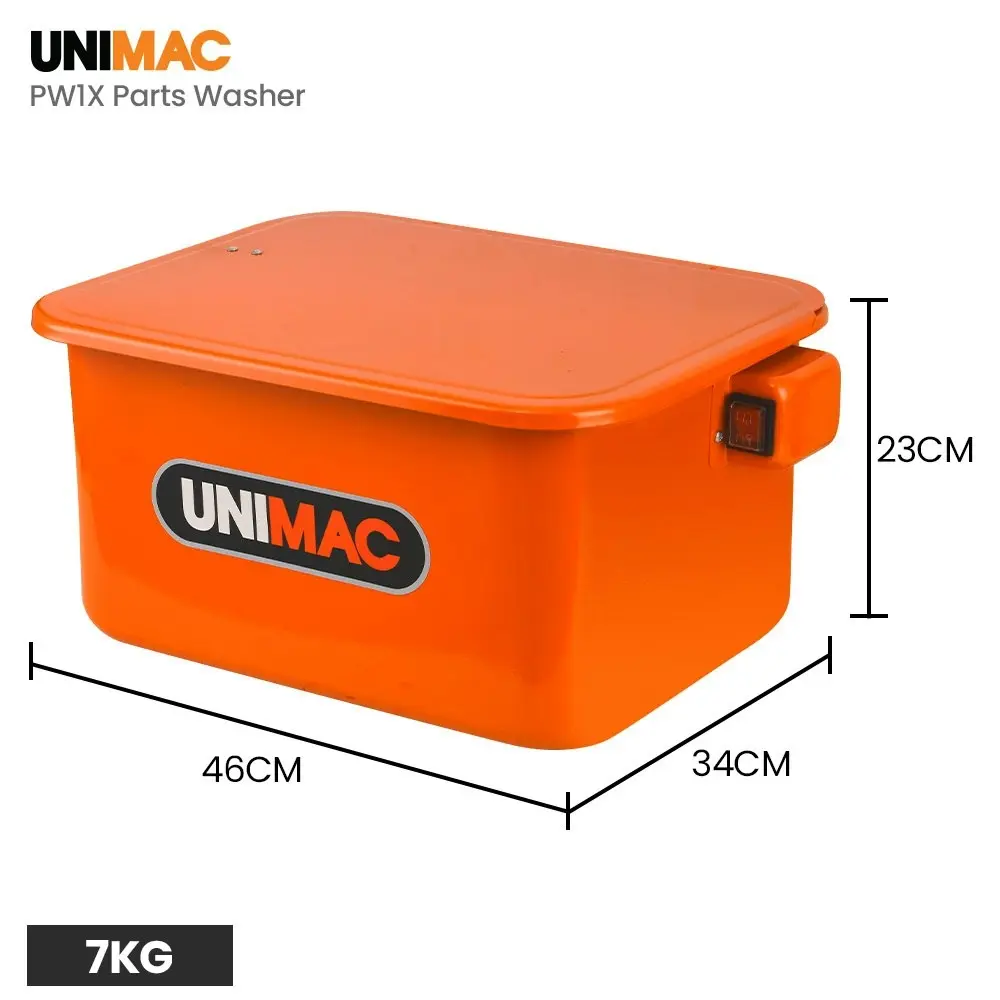 Unimac 22L Auto Parts Washer, for Home, Business and Small Garages