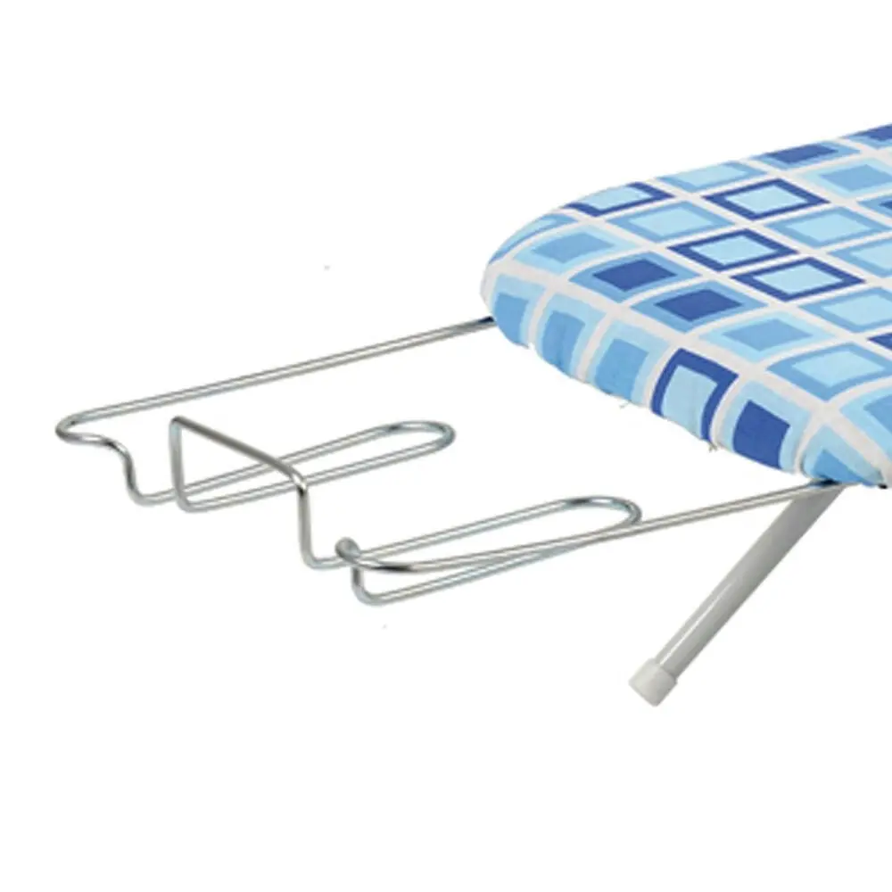 Oztrail Fold-In-Half Retractable Clothes Ironing Board w/ Folding Legs Blue