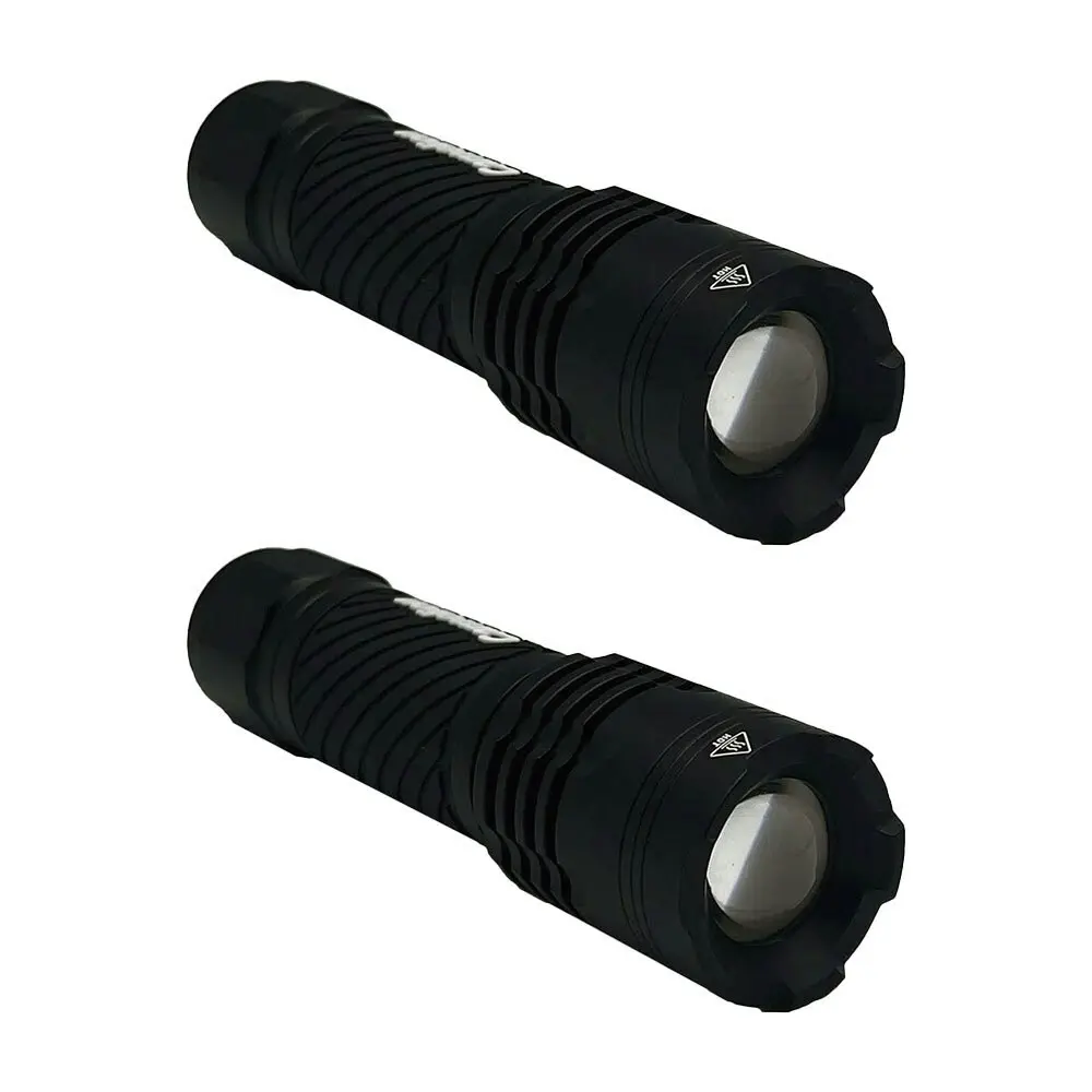 2PK Camelion 3-Mode LED 3xAAA Battery Outdoor Camping Flashlight w/Zoom Focus