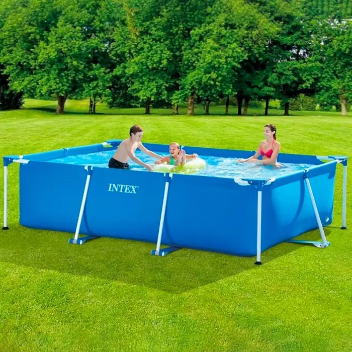 Intex 3m Splash Rectangular Outdoor Water Home Rectangle Swimming Pool Frame Set