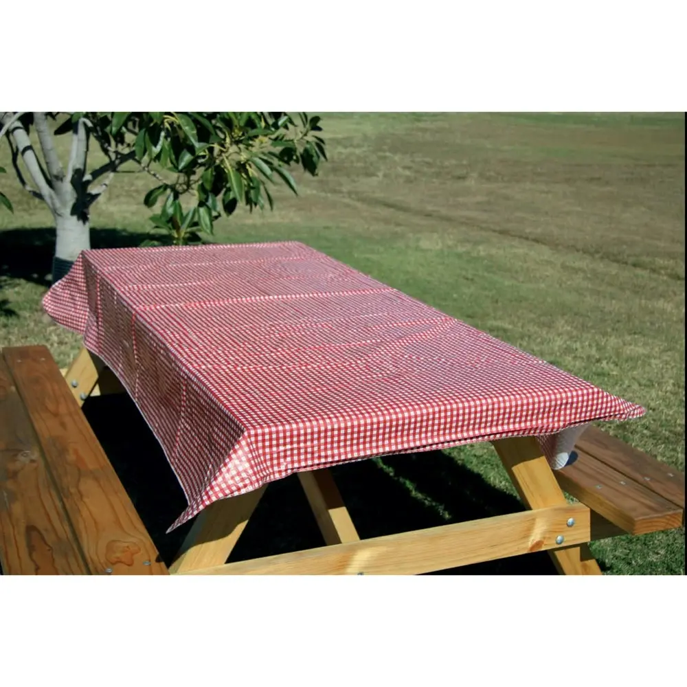 Oztrail Camper's 180x135cm Vinyl Table Cloth Cover Rectangle Outdoor Picnic