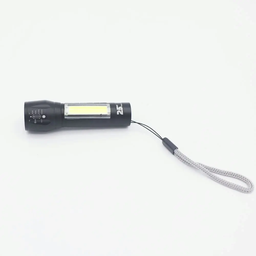 Waterproof 25th Hour Rechargebale Bright Light Mini Torch USB Charging