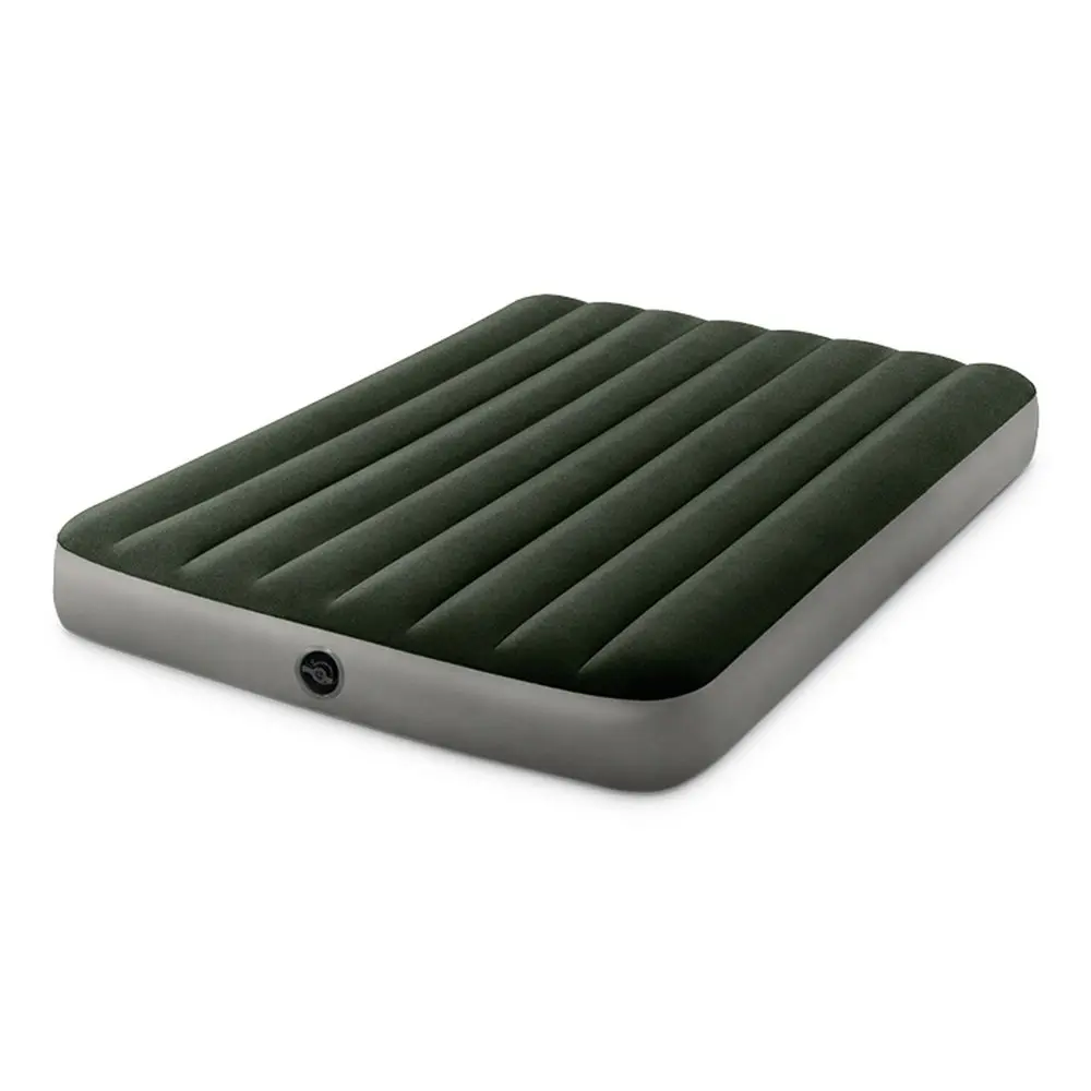 Intex Full Dura-Beam Double Prestige Downy Inflatable Airbed Grey 137x191x25cm