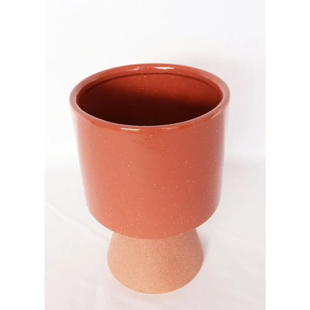 Urban Brynn 24cm Ceramic Tall Planter Flower/Plant Pot Large Berry/Terracotta