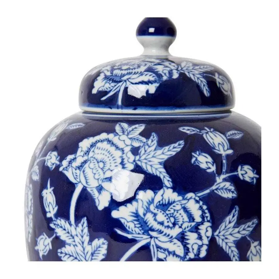 E Style Francis 27cm Porcelain Ginger Jar Home Decorative Vase Blue/White