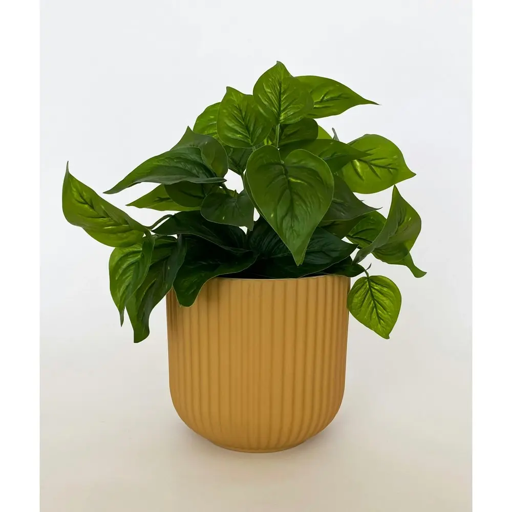 Urban Brooklyn 17cm Ceramic Planter Flower/Plant Pot Home Decor Large Mustard