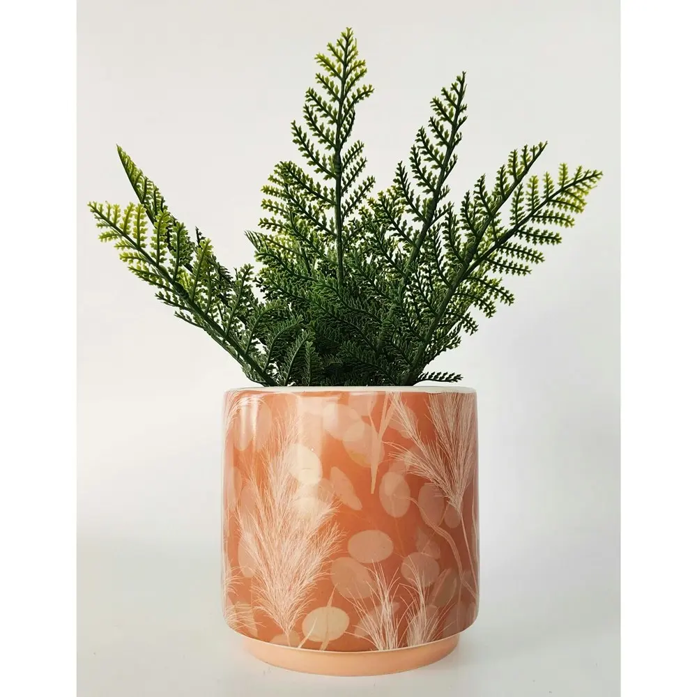 Urban 13cm Boho Ceramic Planter Garden Decor Plant/Flower Pot Small Dusty Pink