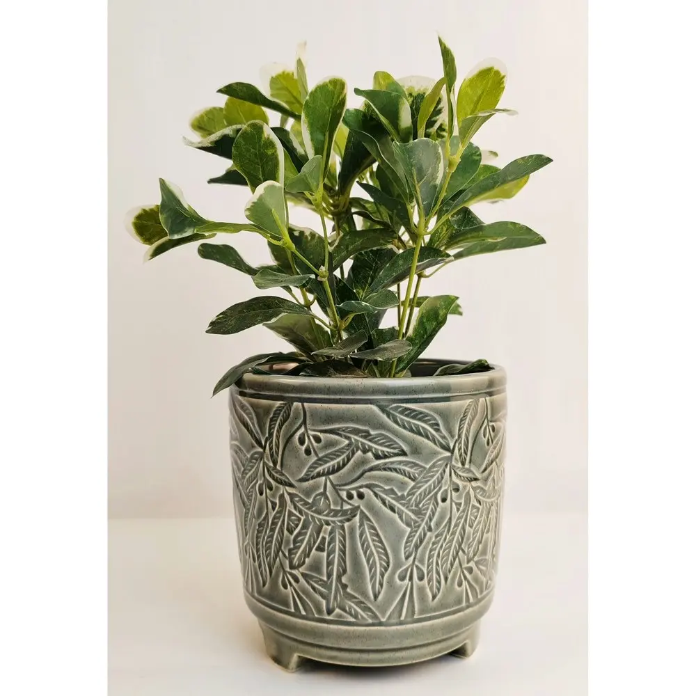 Urban 14cm Ceramic Maeve Folaige Planter Plant Pot Home/Garden Decor Forrest