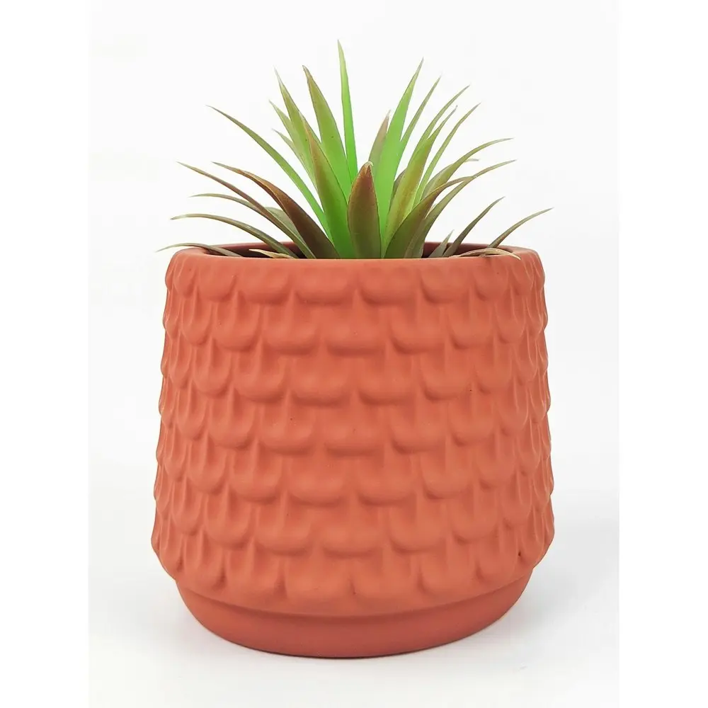 Urban Raelyn 12cm Ceramic Planter Outdoor Garden Plant Pot Small Burnt Coral