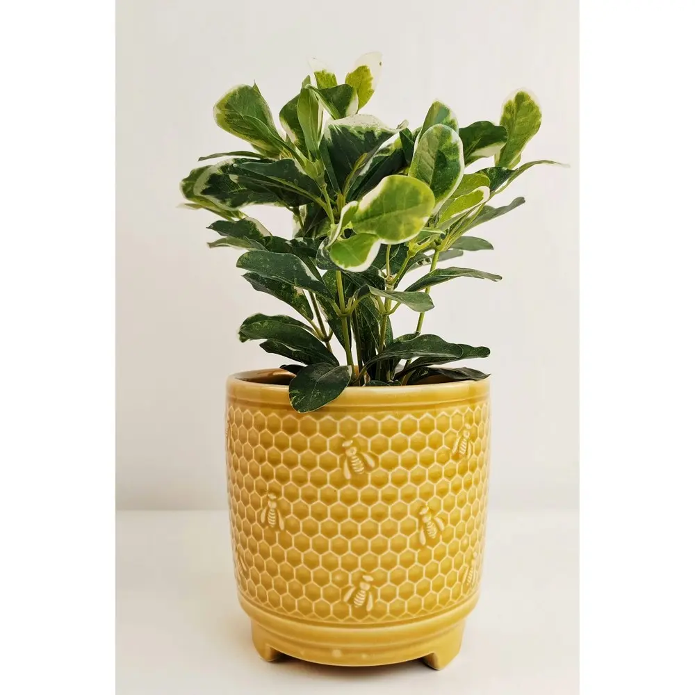 Urban 14cm Maeve Beehive Planter Honeycomb Plant/Flower Pot Home/Garden Decor