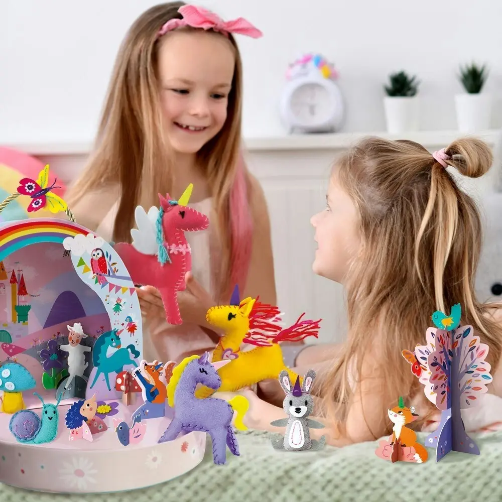 Avenir Craft Play Box Unicorn Wonderland Art Draw/Paint Kids Activity Kit 8y+