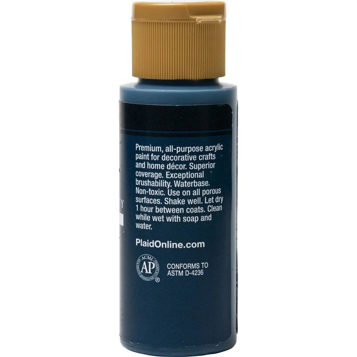 Plaid FolkArt Premium 59ml Water-Based Navy Blue Acrylic Art Paint Matt Finish