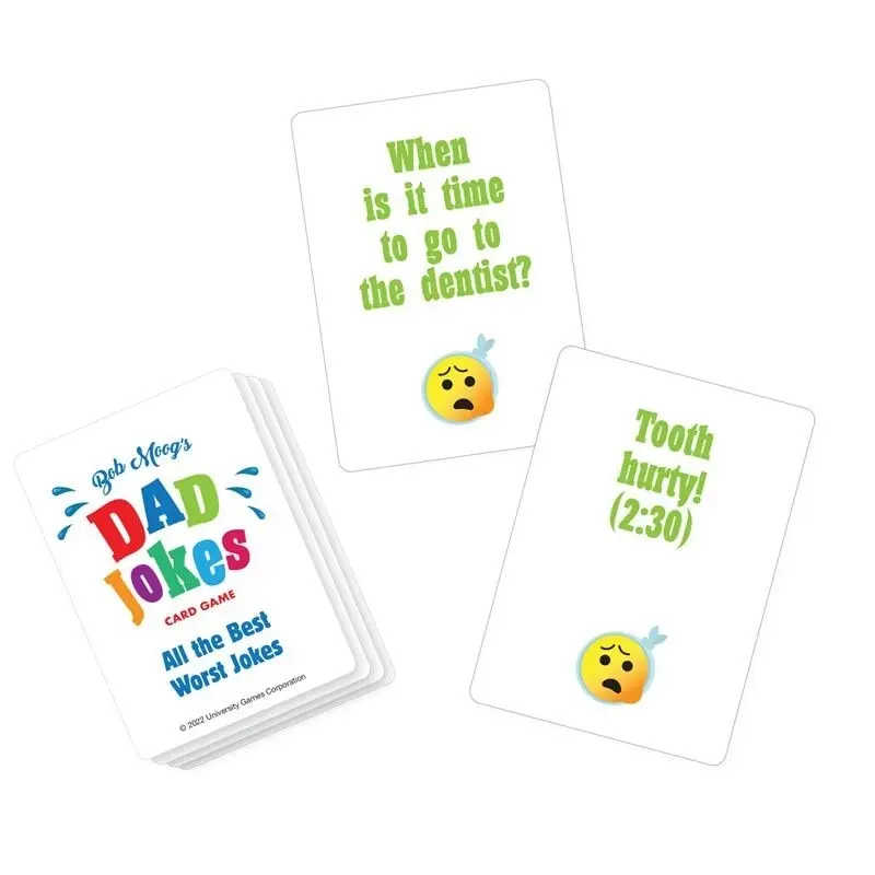 U.Games Bob Moog's Dad Jokes Card Game Interactive Kids/Children Activity Toy 8+