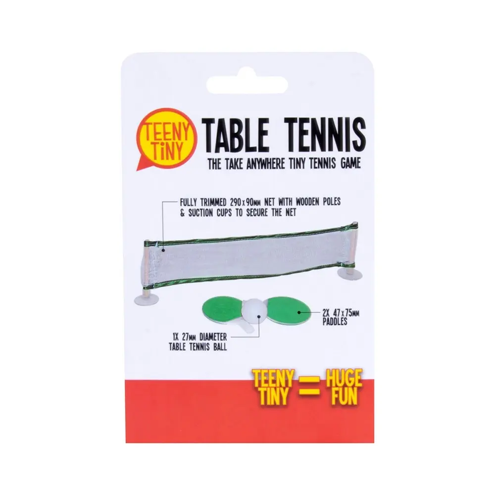 Living Today Kid's/Children's Teeny Tiny Table Tennis Set Tabletop Game 5y+