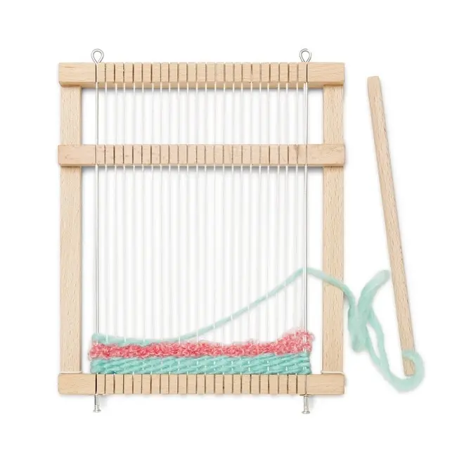 Micki 22cm Wooden Weaving Frame Toy Kids/Children Fun Play Interactive Toy 3y+