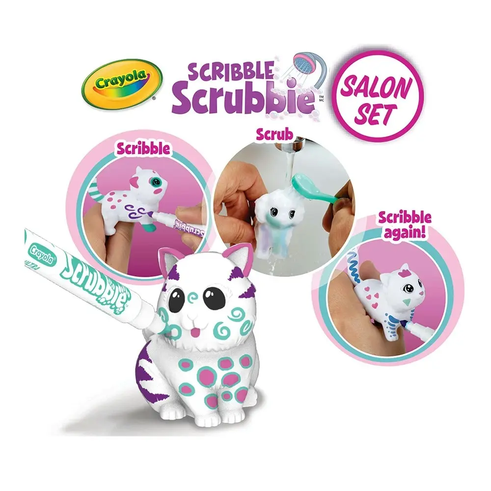 Crayola Crayola Scribble Scrubbie Salon Kids/Childrens Art/Craft Set 4y+