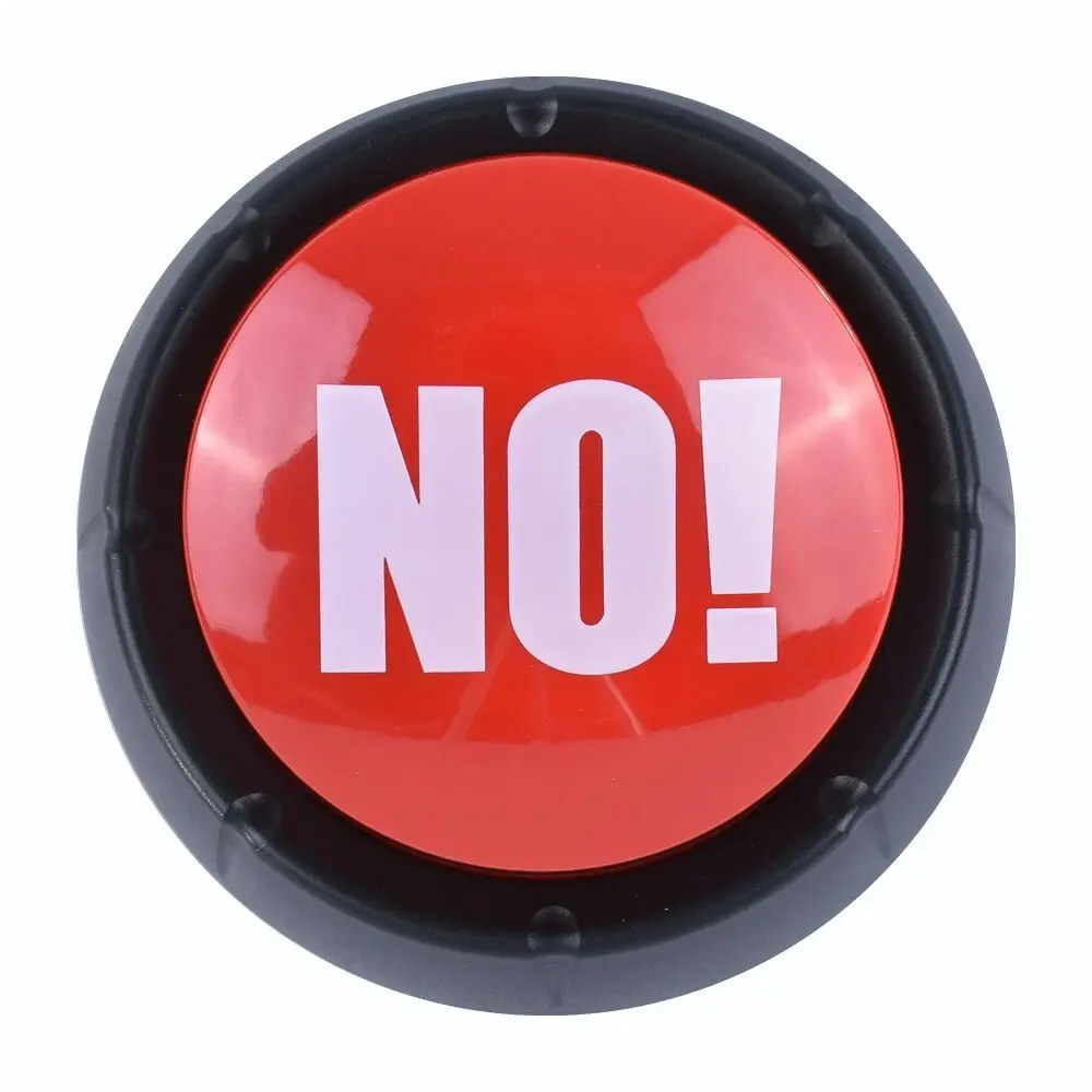 Living Today Yes! & No! Sound Effect Novelty Joke Talking Response Button Toy 8+