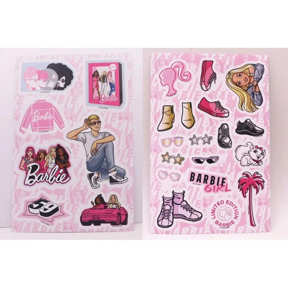 2x Barbie Create Your Own Scene Kids Children Art/Craft Activity Fun Play Set 3+