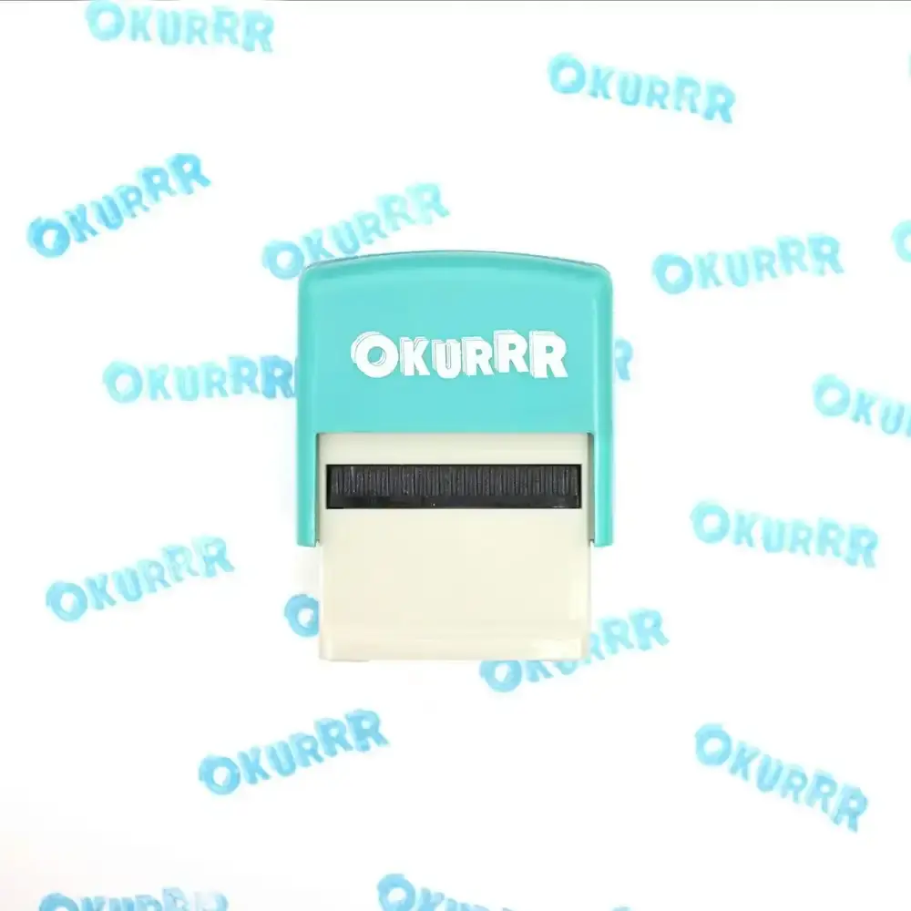 Bubblegum Stuff Millennial Stamp Okurrr Self-Inking Labeler Stationery 11cm