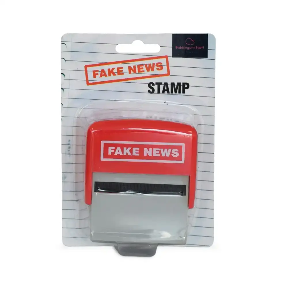 Bubblegum Stuff Fake News Red Stamp Self-Inking School/Office Stationery 12y+