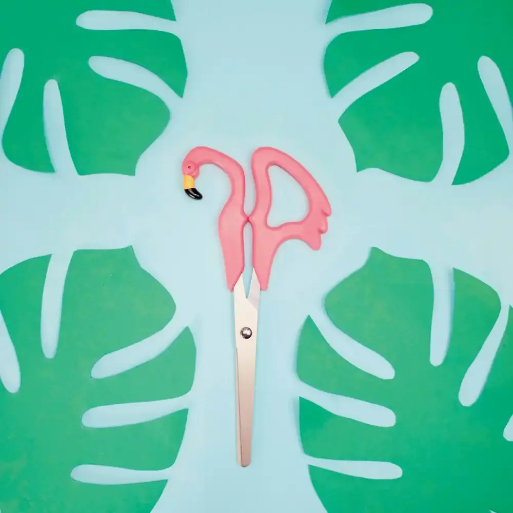 Bubblegum Stuff Flamingo Scissors Cutting Shear School/Office Stationery Pink