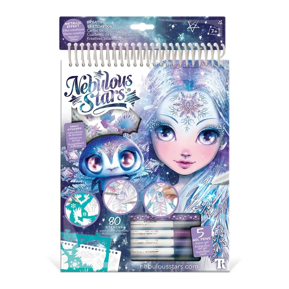 Nebulous Stars Creative Sketchbook Iceana Geometric Crystal Pages Art Kit 7y+