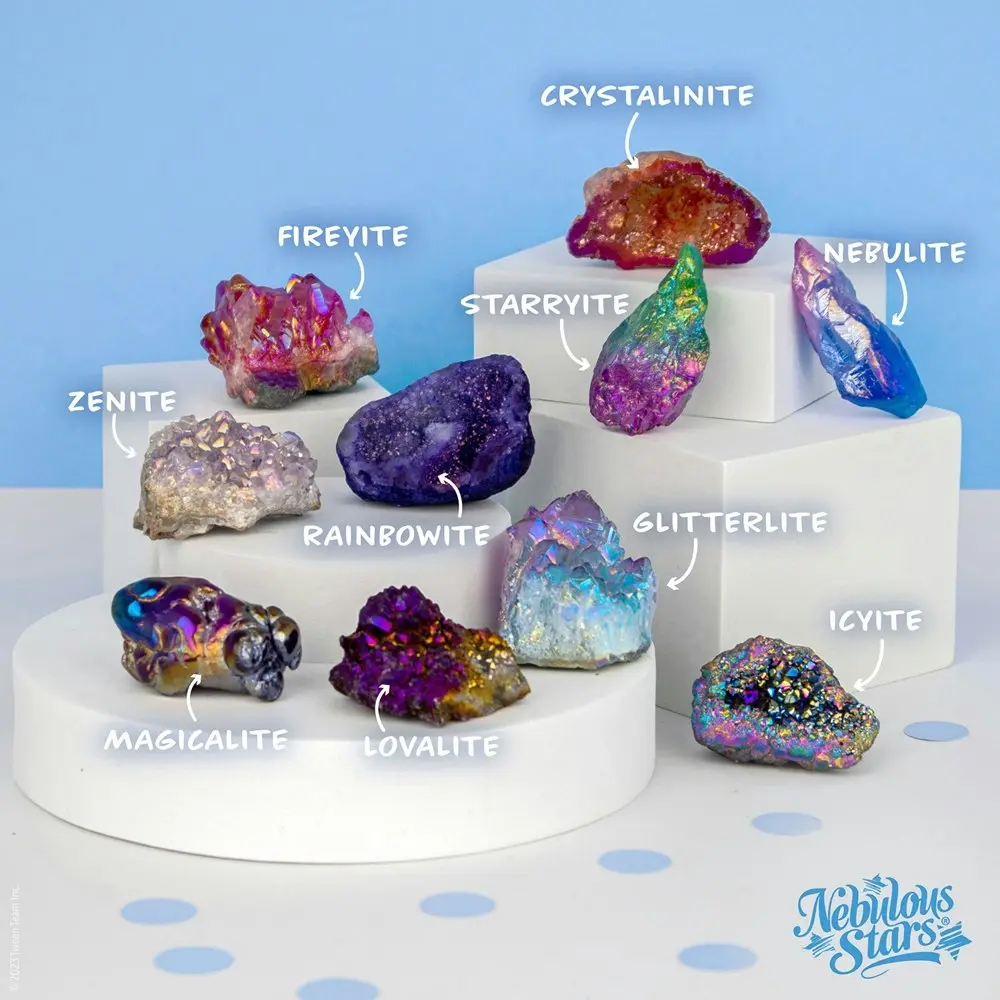 2PK Nebulous Stars Collectible Stellar Stones w/Card/Storage Drawer Blind Box 7+