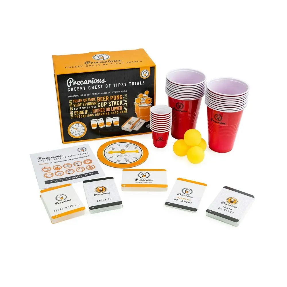 Funtime Precarious Cheeky Chest of Tipsy Trials Adult Party Drinking Game Set