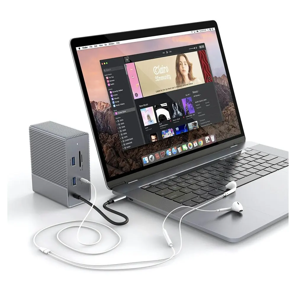 HyperDrive GEN2 12-in-1 USB-C to HDMI/USB-A/Type C Hub Adapter f/ MacBook Pro SL