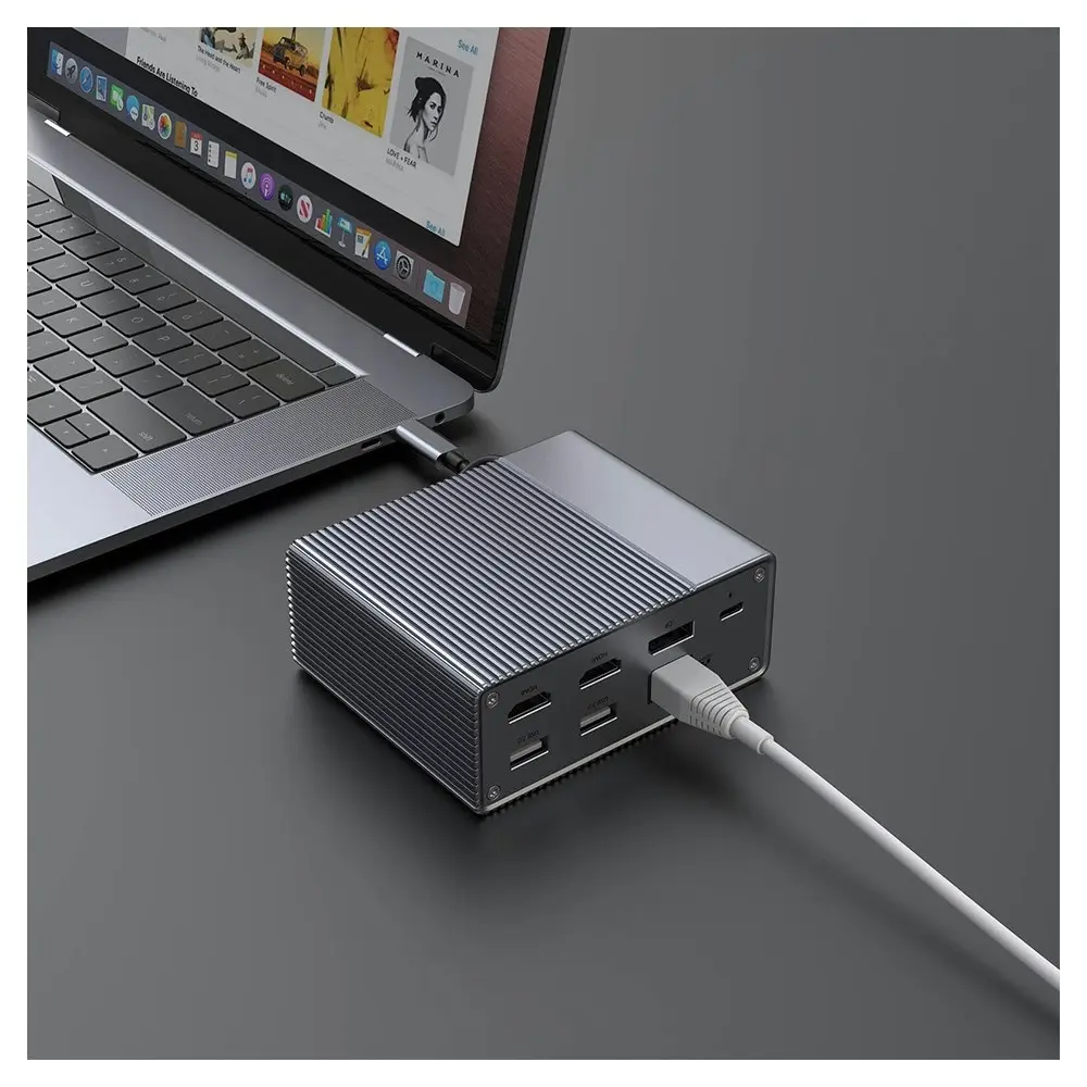 HyperDrive GEN2 12-in-1 USB-C to HDMI/USB-A/Type C Hub Adapter f/ MacBook Pro SL