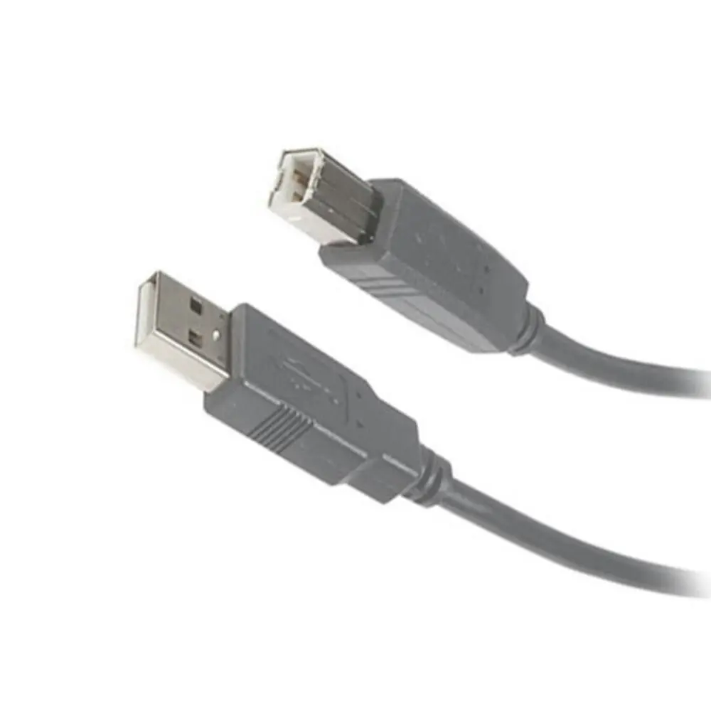 2x Sansai 1.8m 2.0 USB A to B Data Cable for Computer Printer Scanner Hard Drive