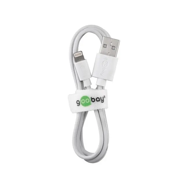 Goobay 1m Lightning MFI-Certified Cable to USB-A Charging For iPhone/Apple WH