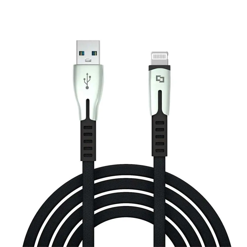 Chargecore Laser MFi USB-A to 8-Pin Charging Cable Braided Cord 2m For iPhone 14