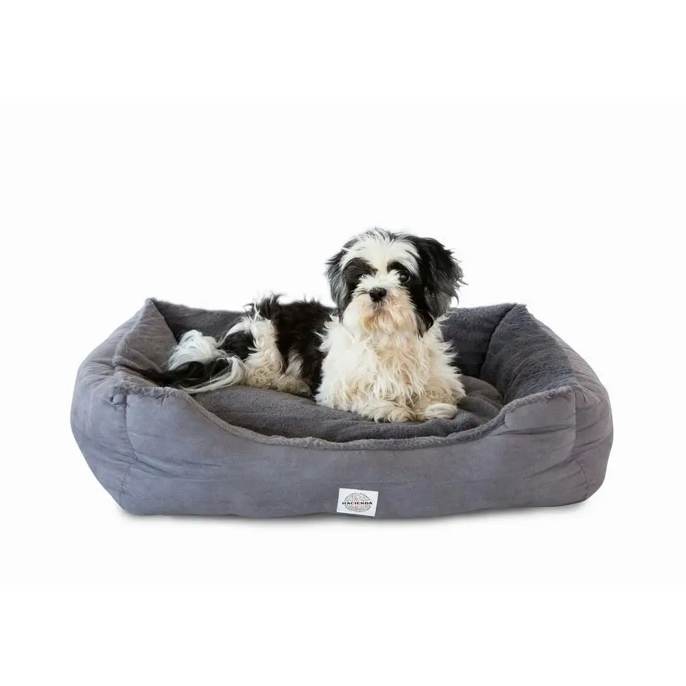 Hacienda Electric Heated Pet Bed with Removable Cushion & Heat Pad Medium