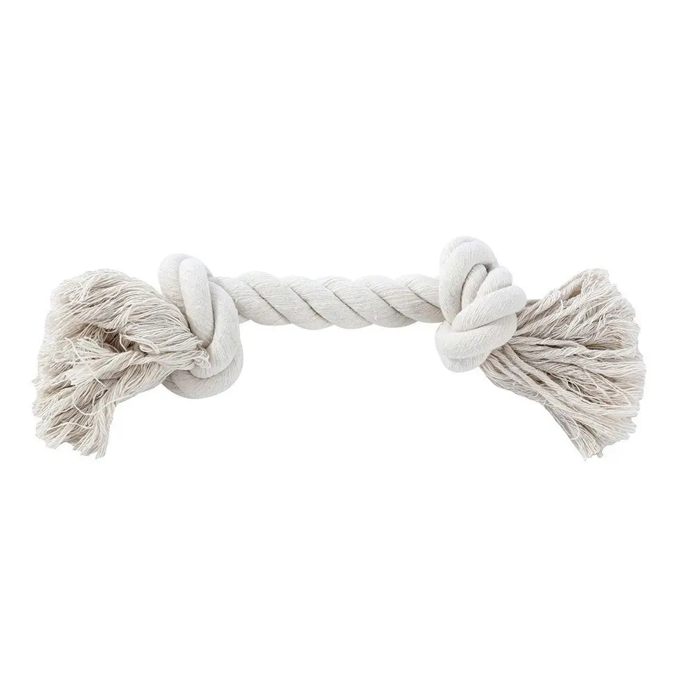 2x Paws & Claws 30cm Eco Braided/Knot Rope Pet/Dog Cotton Teeth Clean Chew Toy