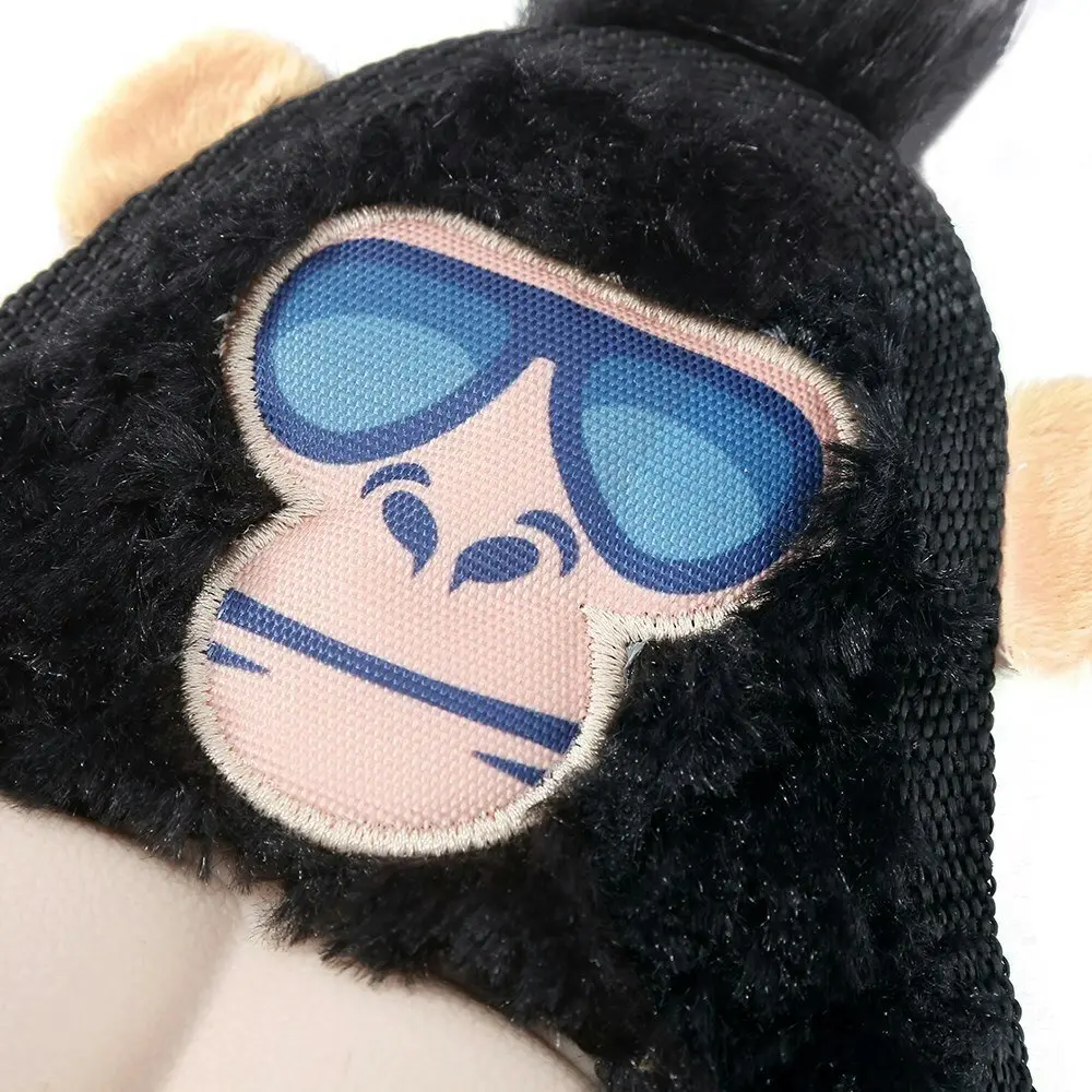 Paws & Claws 27cm Cool Guy Gorilla TPR Chest Flat Soft Plush Dog Squeaker Toy