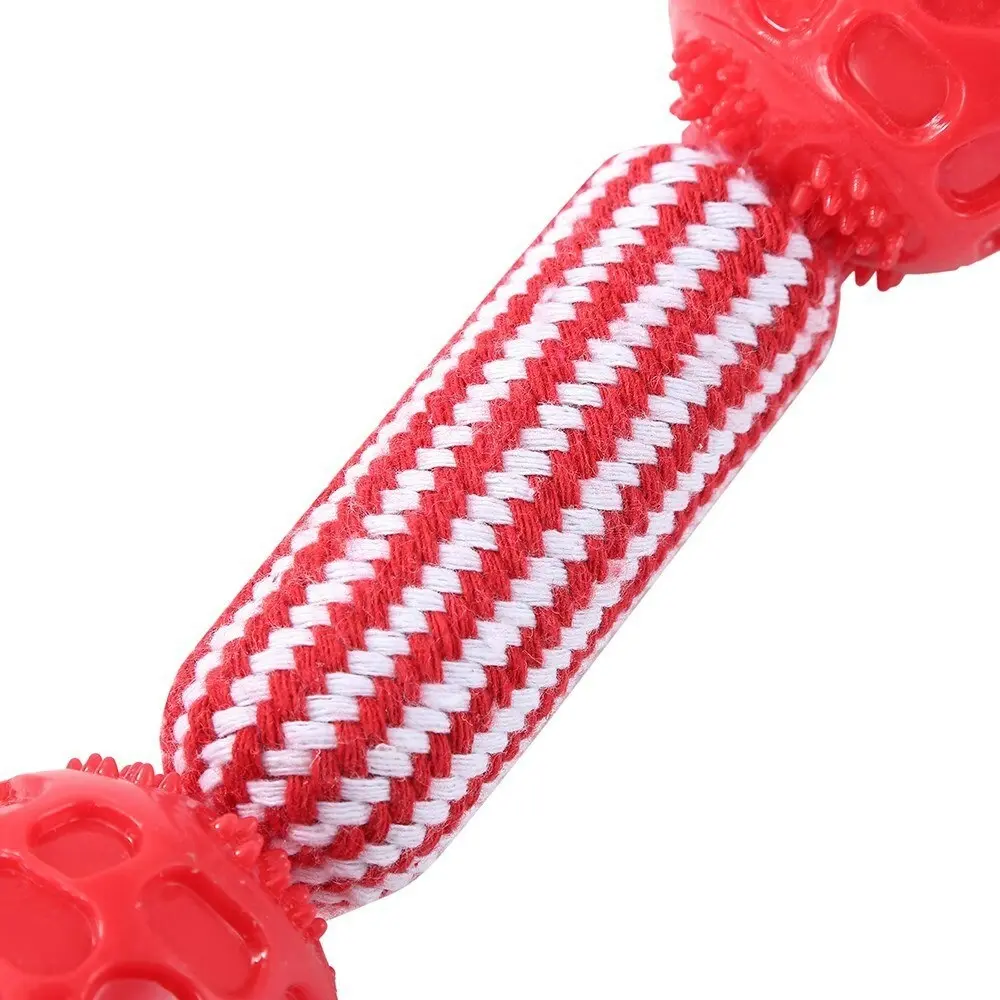 Paws & Claws 38cm Dental Tugger Dog/Pet Toy TPR Body + Braided Rope Assorted