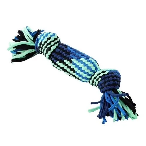 3x Paws & Claws Woven Rope Squeaker Pet/Dog Play/Interactive Toy Assorted 30cm