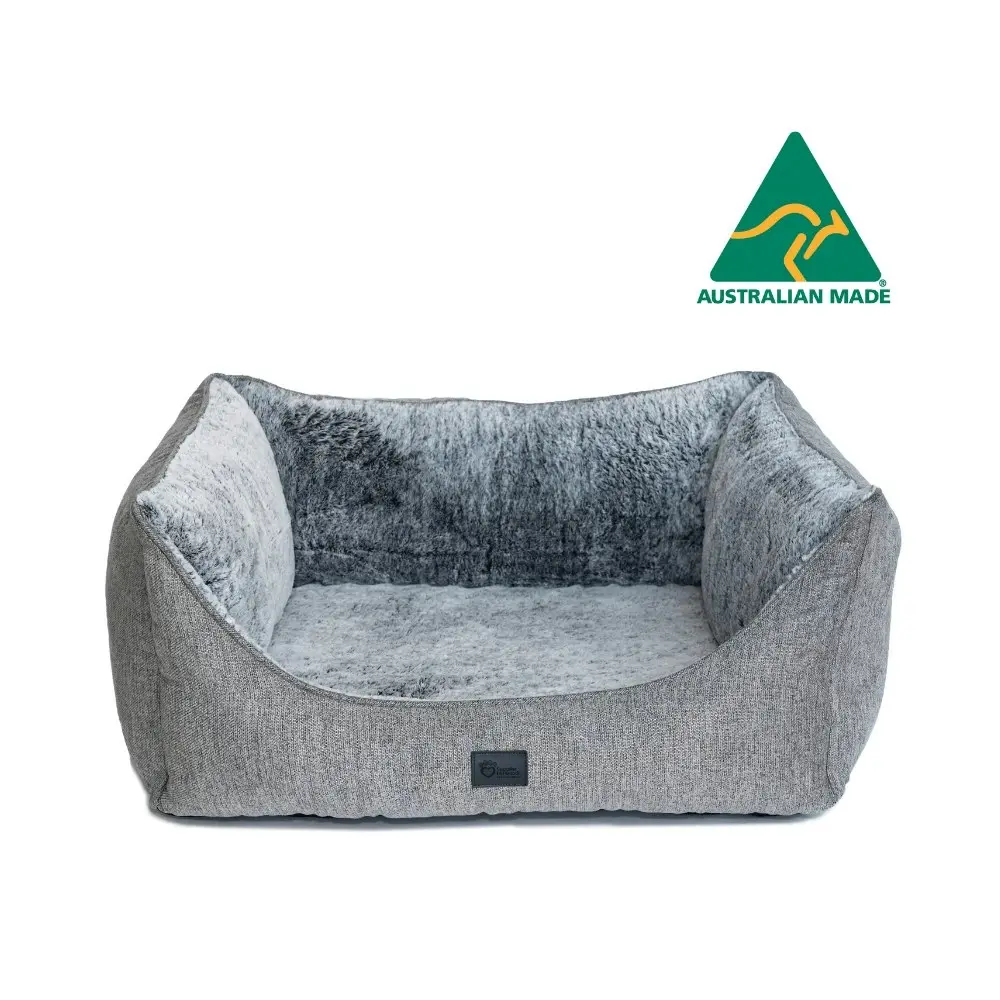 Superior Pet Plus High Side Hideout Ortho Pet/Dog Bed Artic Faux Fur Small 87cm