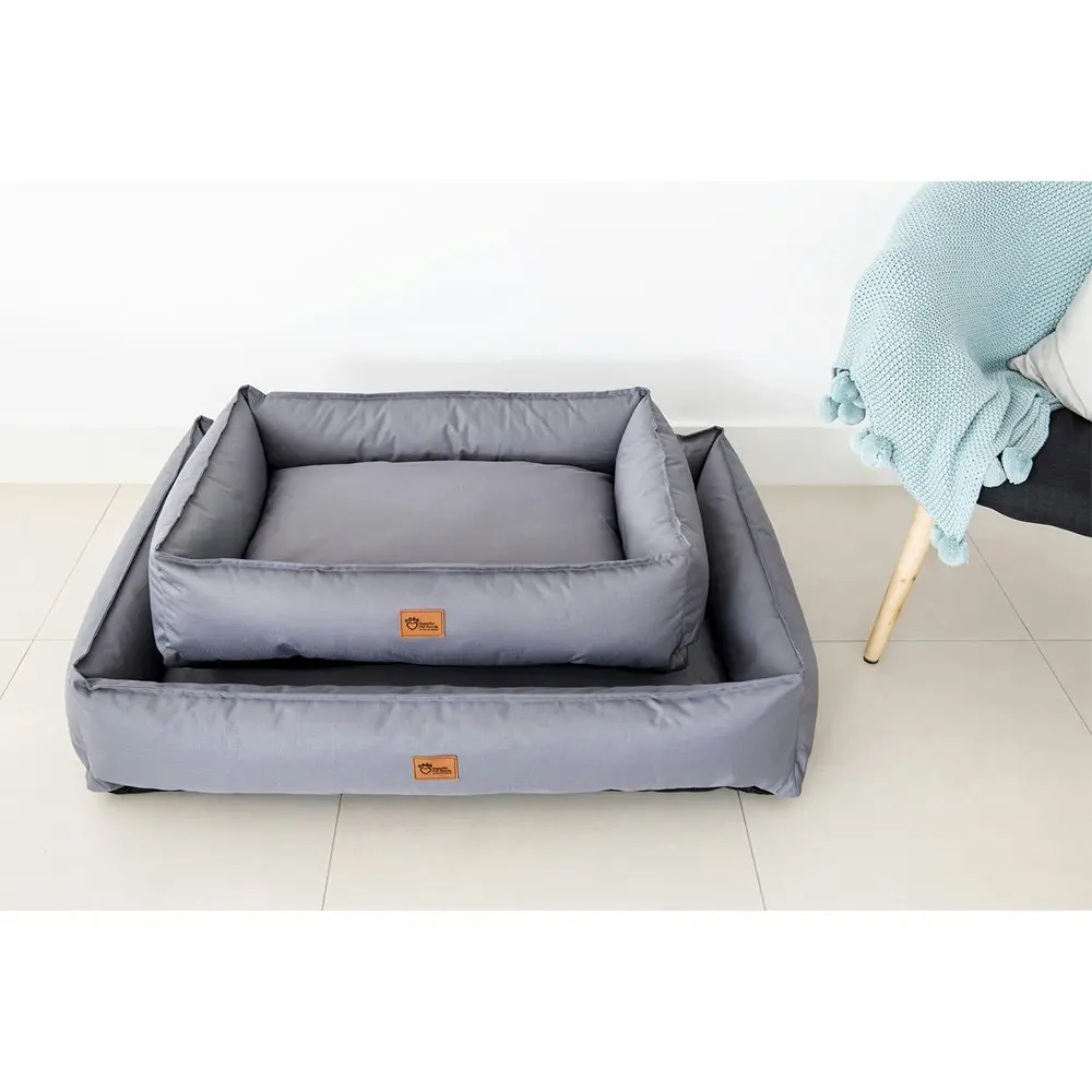 Superior Pet Plus Ripstop Durable Pet/Dog Lounger/Bed Steel Grey Small 87cm