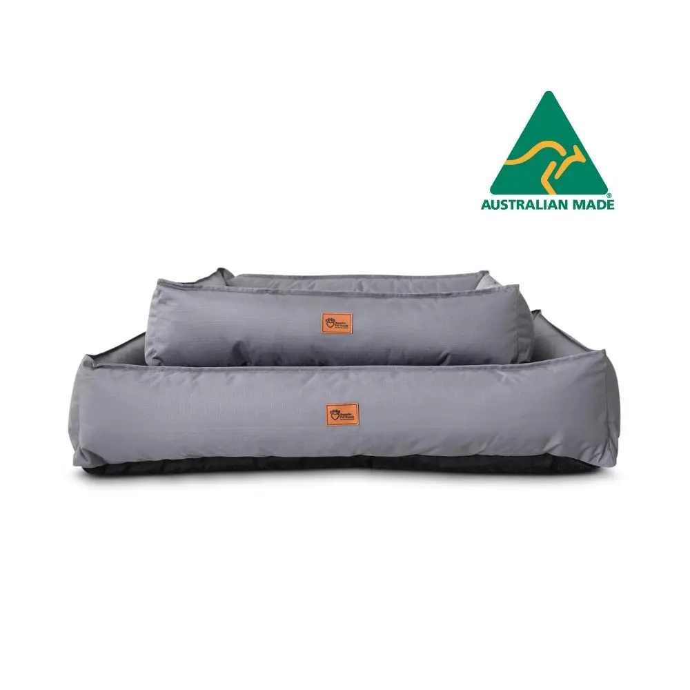 Superior Pet Plus Ripstop Durable Pet/Dog Lounger/Bed Steel Grey Small 87cm