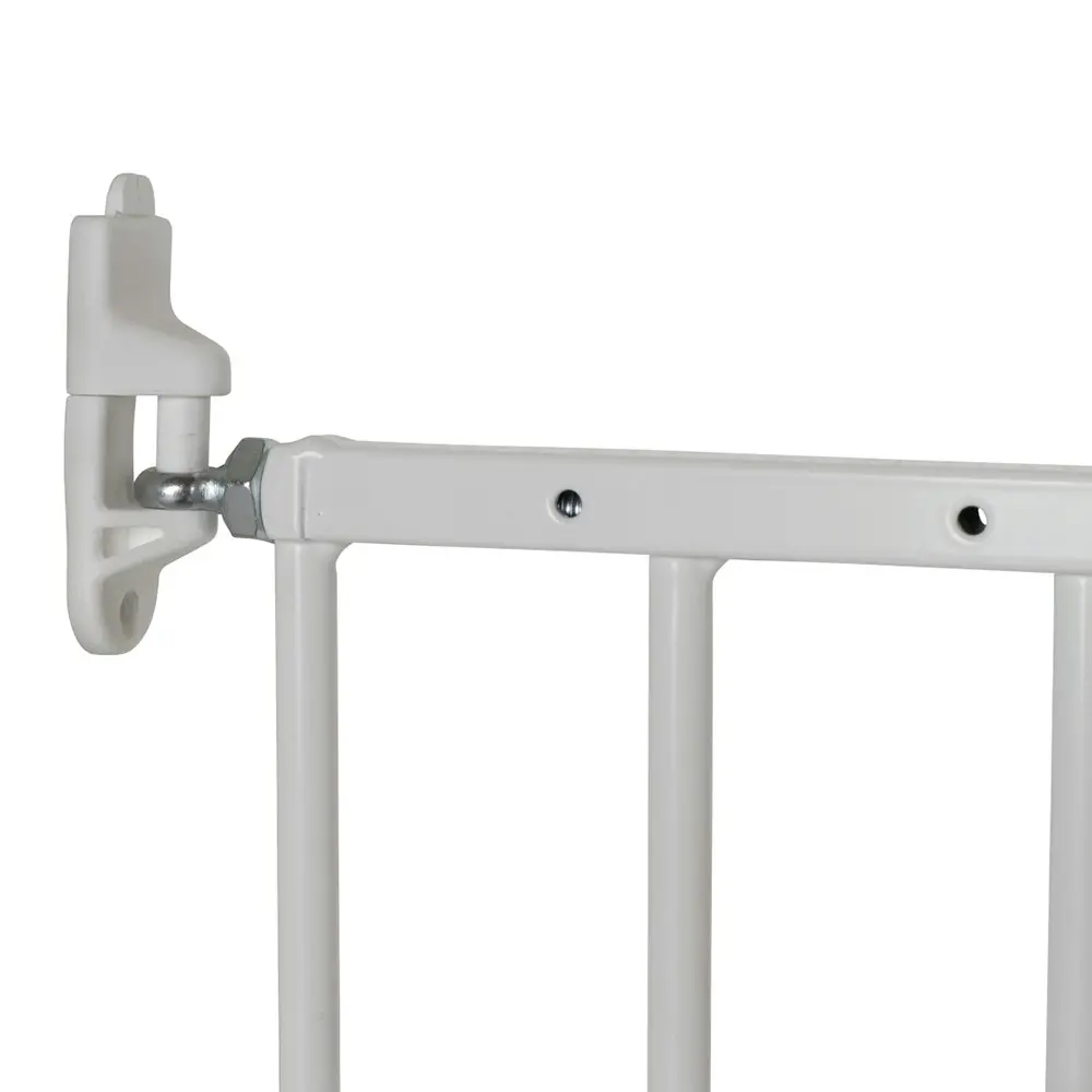 DogSpace Lucky Metal Safety Barrier/Gate Adjustable 72.5x106.8cm Dog/Pet White