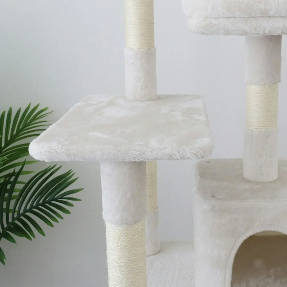 Catio Tranquility 50x174cm Condo Pet Cat Scratching Post Play Furniture Tree WHT