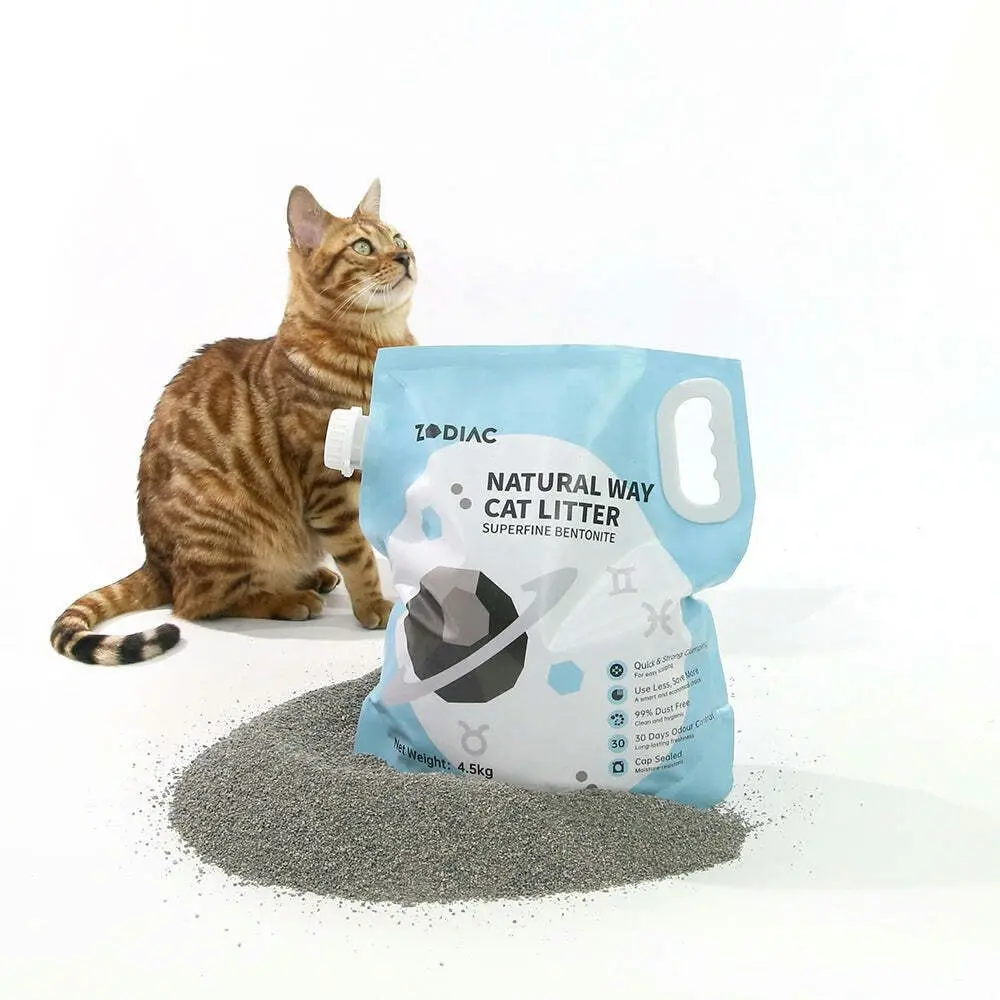 Zodiac Natural Way Pet/Cat Litter 4.5kg Superfine Bentonite Clump Odour Cleaning