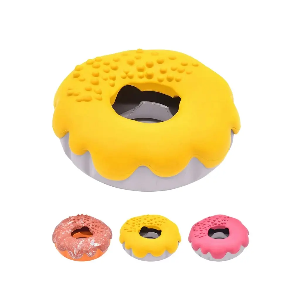 Petopia Ultra Tough 12cm Rubber Mochi Donut  Dog Toy Chew Treat Play Assorted