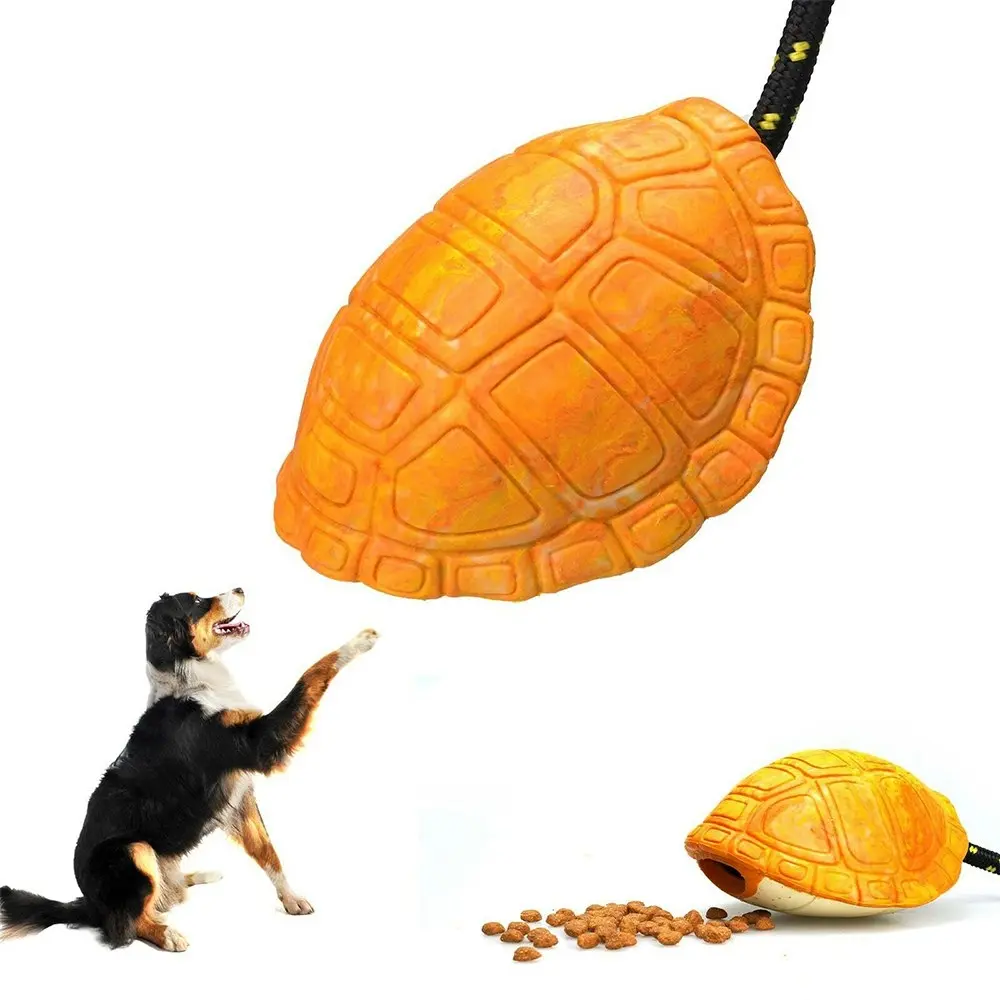 Petopia Ultra Tough Rubber Titan Turtle Dog Toy Chew Treat/Reward Large Assorted