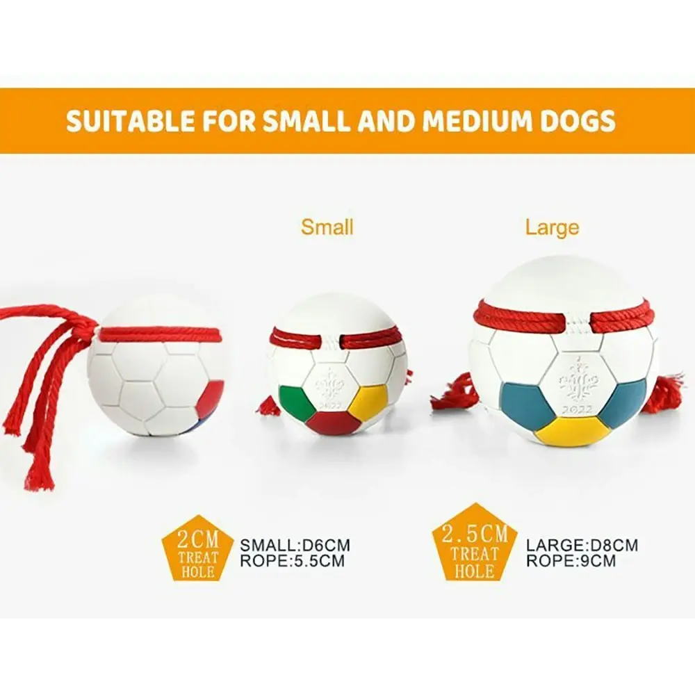 2x Petopia Ultra Tough 6cm Rubber Football Game Dog Toy Chew Treat/Reward Small