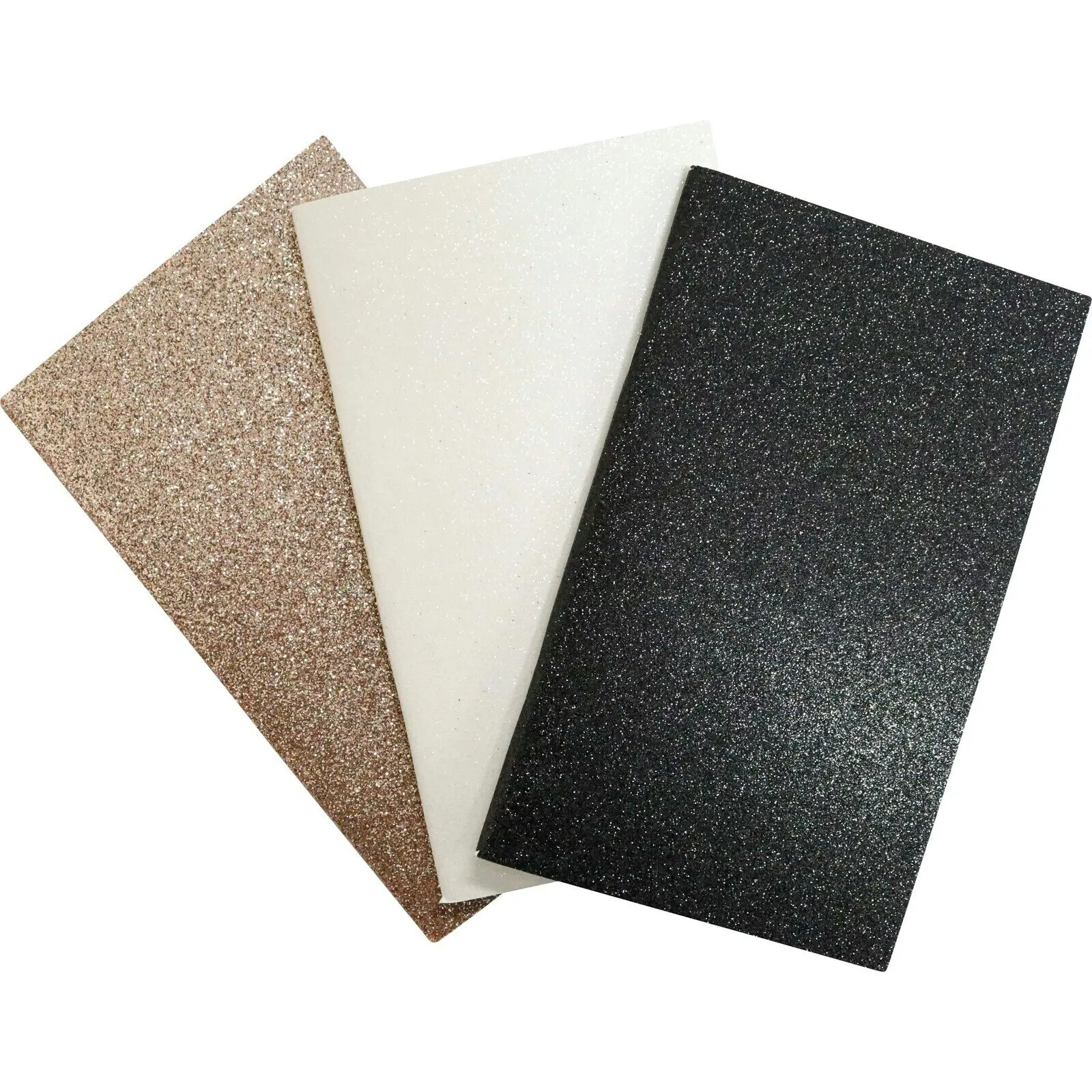 9pc LVD 18cm Notebooks Journal/Note Writing Stationery 80 Pages Glitter Glam