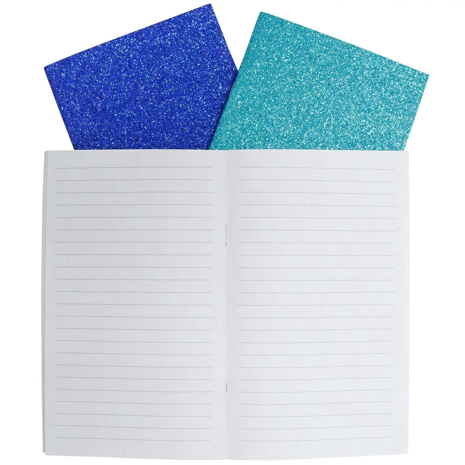 9pc LVD 18cm Notebooks Journal/Note Writing Stationery 80 Pages Glitter Ocean