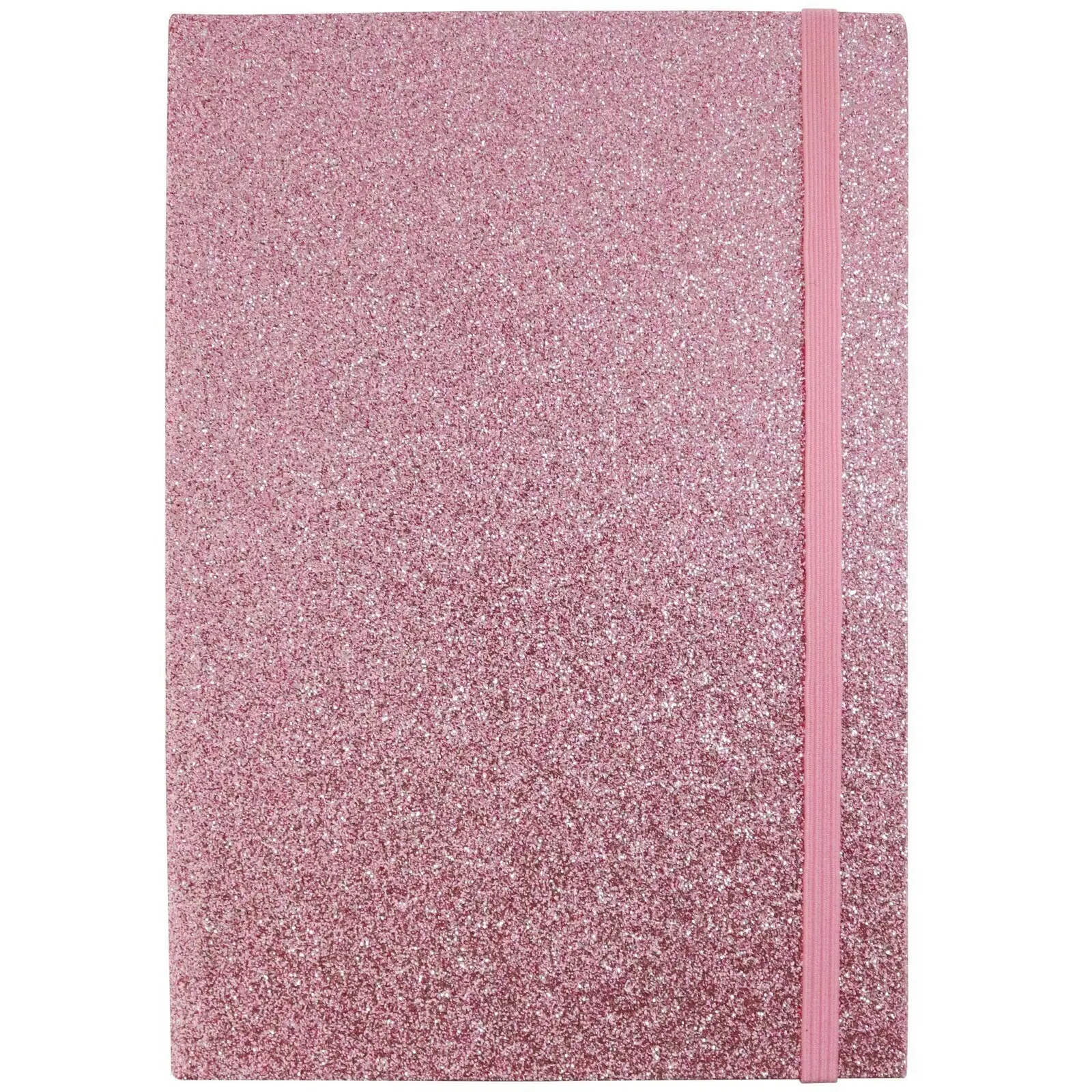 2x LVD 21cm Notebook A5 Journal/Note Writing Stationery 80 Pages Glitter Rose